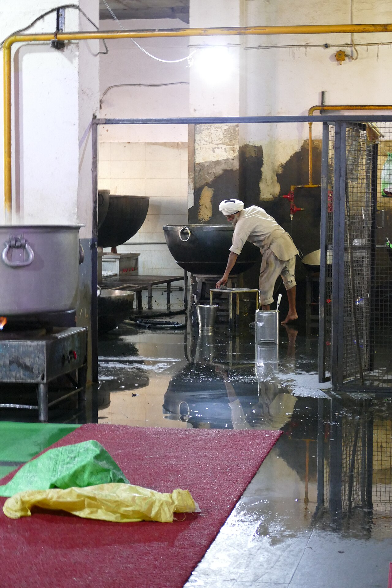 Langar hall at the Golden Temple, Amritsar